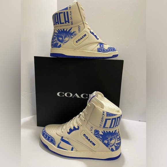 COACH ✨LIL NAS X sun flyer chalk▫️SIZE 8 - Picture 1 of 14